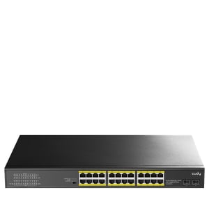 Cudy GS1028PS2 Gigabit Ethernet (10/100/1000) Network Switch with PoE Support, Black