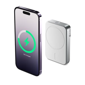 ALOGIC MSPB5KWH 5000 mAh Power Bank, Wireless Charging, White