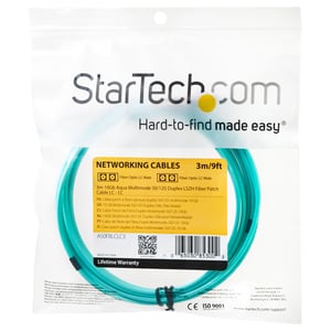 StarTech A50FBLCLC3 kabel InfiniBand / światłowodowy 3 m LC Turkusowy