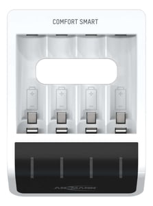 Ansmann Comfort Smart Akkuladegerät Akku für den Hausgebrauch USB