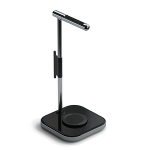 Satechi SV0155319010 ładowarka do urządzeń przenośnych Słuchawki, Zestaw słuchawkowy, Smartfon Czarny, Szary USB Bezprzewodowe ładowanie Wewnętrzna