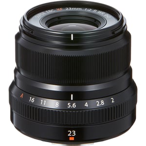 Fujifilm FUJINON XF23 mm F2,0 R WR Schwarz