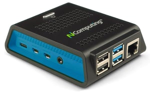 nComputing RX420(RDP) 1,5 GHz 105 g Czarny, Niebieski