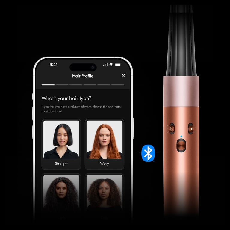 Dyson Airwrap ID Curly + Coily Multistyler Ciepły Czarny, Złoto różowe