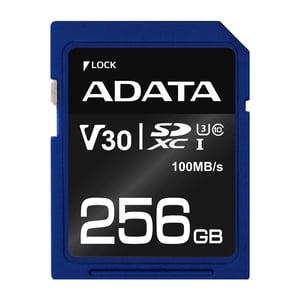 ADATA ASDX256GUI3V30S-R 256 GB SDXC UHS-I Class 10 flash memory