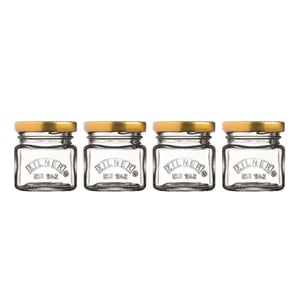 Kilner 65025796 Square Glass Jar, Clear