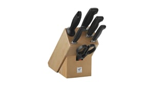 ZWILLING 35066-000-0 Kitchen Utensil and 7-Piece Knife Set. Knife/Utensil Block Set