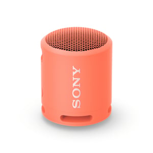 Sony SRSXB13 Portable Stereo Speaker, Coral, Pink, 5 W