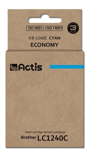 Actis Tusz KB-1240C (zamiennik Brother LC1240C/LC1220C; Standard; 19 ml; niebieski)