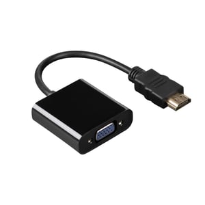 Hama 00054569 adapter kablowy HDMI Typu A (Standard) VGA (D-Sub) + 3.5mm Black