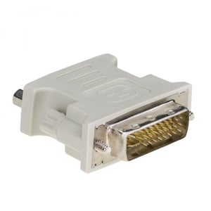 Akyga VGA-F/DVI-M DVI 24+5 Blå, Vit