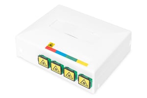 Digitus FTTH-Gehäuse mit 4 x SC SX-Anschluss