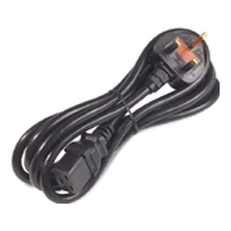 APC Pwr Cord, 16A, 200-240V, C19 to UK Plug Czarny 2,4 m