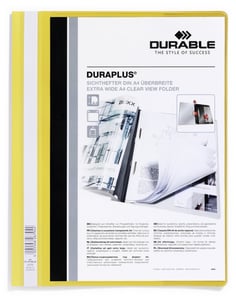 Durable DURAPLUS Shopping Bag, Yellow