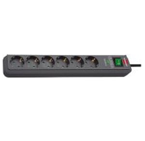 Brennenstuhl 1159710515 grenuttag 5 m 6 x nätuttag, invändig, antracit