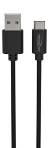 Ansmann 1700-0130 kabel USB 1 m USB A USB C Czarny