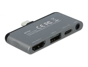 DeLOCK Mini-Dockingstation für iPad Pro/mobile Geräte, 4K, 60 Hz