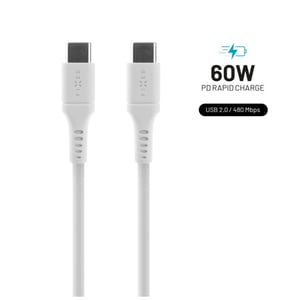 FIXED FIXDLS-CC2-WH kabel USB USB 2.0 2 m USB C 4,8 Gbit/s Biały
