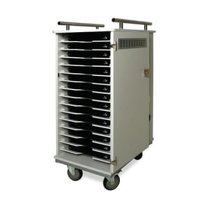 TERRA 1472006 Schrank für mobile Geräte Mobiler Wagen für die Geräteverwaltung Grau