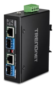 Trendnet TI-BF22SFP 1000 Mbit/s Network Converter, Black