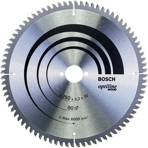 Bosch ‎2608640645 Sägeblatt für Kreissäge, 25 cm, 1 Stück