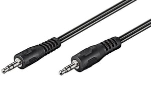 PremiumCord Jack 3.5mm M/M 3m kabel audio Czarny