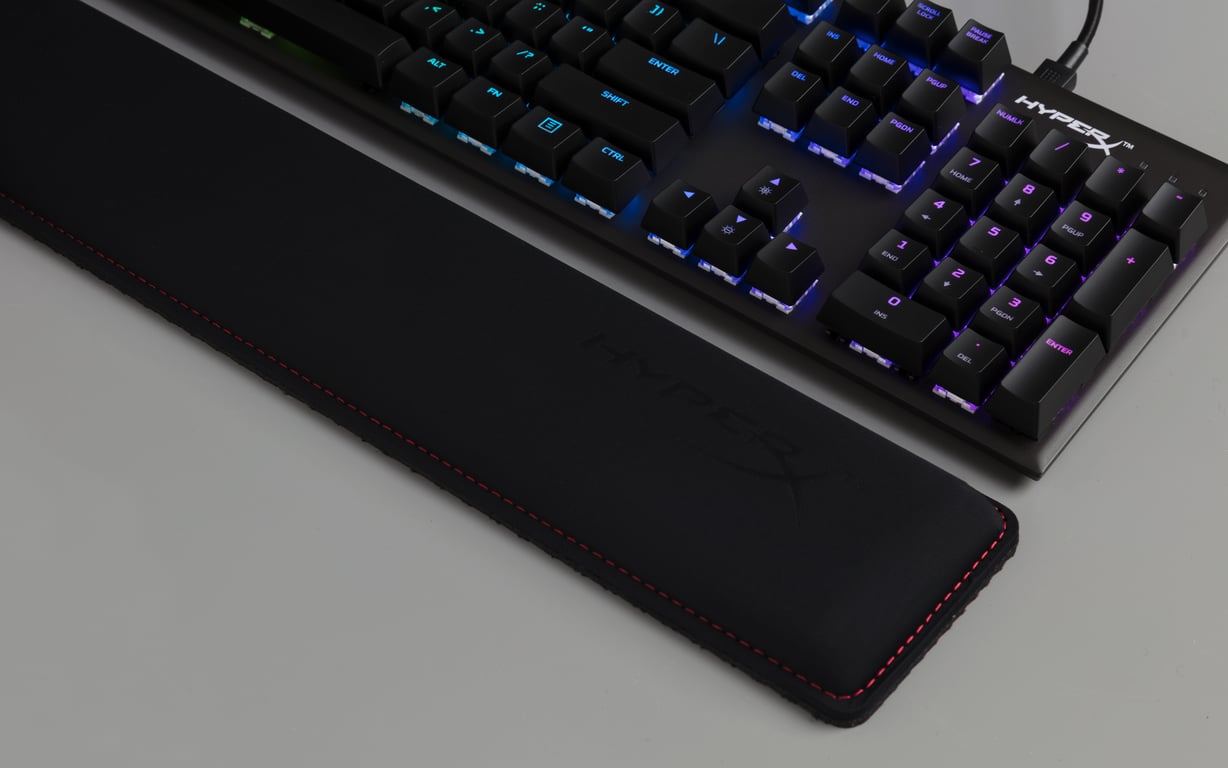 HyperX HX-WR podkładka pod nadgarstek Żelowy, Pianka termoelastyczna, Guma Czarny