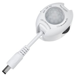 Maclean MCE242 Bewegungsmelder Infrarotsensor Kabelgebunden Freistehend Weiß
