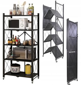 Topeshop FS005 RACK—Freestanding Galvanized Steel Garden Tool Hanger