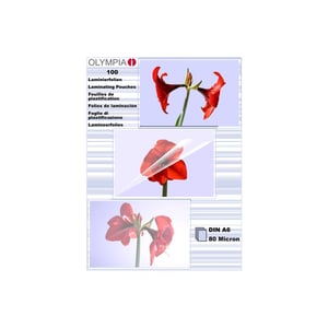 Olympia 1x100 DIN A6 80 micron folia do laminowania 100 szt.