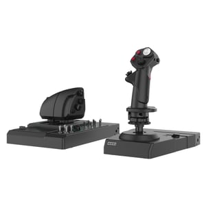 Hori HPC-045U Gaming-Controller, schwarzer USB-Joystick + Steuerhebel für den PC