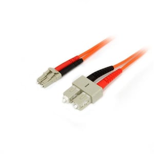 StarTech 50FIBLCSC1 InfiniBand-/fiberoptisk kabel, 1 m, LC/SC, orange