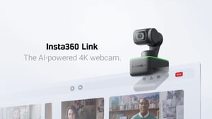 Insta360 Link 4k webbkamera 1080 MP 3840 x 2160 px USB Svart, Grön