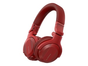 Pioneer HDJ-CUE1BT-R hörlurar/headset, trådbundna och trådlösa, huvudbåge, musik, Bluetooth, röd