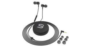 SPC Gear VIRO 101M Hörlursset, trådbundet, in-ear, gaming, svart