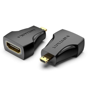 Vention AITB0 Micro HDMI to HDMI Cable Adapter, Black