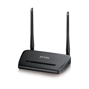 Zyxel NBG6515 Dual-Band (2.4 GHz/5 GHz) Gigabit Ethernet Wireless Router, Black