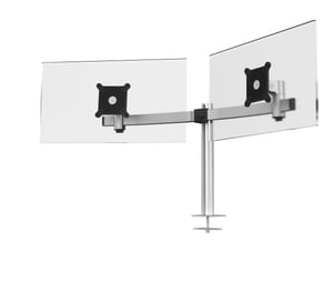 Durable 508623 Monitor Mount / Stand for 68.6 cm (27") Monitors, Desk, Silver