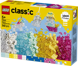 LEGO Classic Magiczny zestaw z przezroczystymi klockami