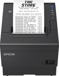 Epson M-T88VII - USB, Ethernet, Fixed Interface, EU, Black