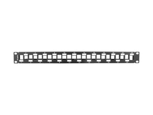 Lanberg PPKS-1224-B panel krosowniczy 1U