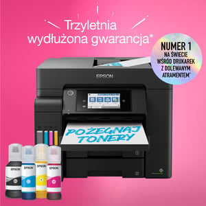 Epson EcoTank Wielofunkcyjna drukarka A4 L6550 z łącznością Wi-Fi, stałym zasilaniem w atrament i faksem