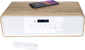 Thomson MIC301IBT Home Audio System 10 W Micro Home Audio System White, Wood