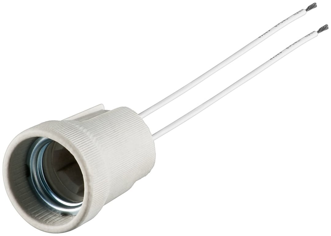 Goobay 9182 gniazdko do oświetlenia 100 W Biały E27 LED