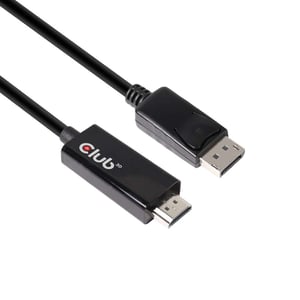 CLUB3D DisplayPort 1.4-zu-HDMI 2.0b-HDR-Kabel, Stecker/Stecker, 2 m/6,56 ft.