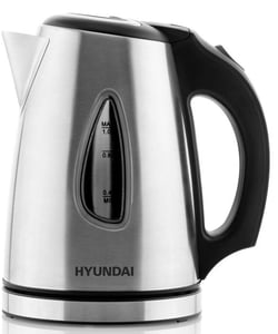 Hyundai VK118 Wasserkocher 1 l, 1630 W, Edelstahl