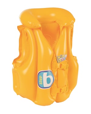 Bestway 32034 sim- och strandväst, gul, enfärgad simväst