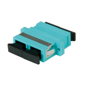 VALUE SC/SC Duplex Fiber Optic Adapter, OM3 PB