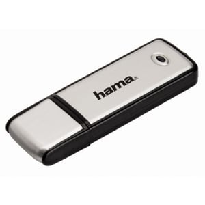 Hama Fancy 64 GB USB Type-A 2.0 Flash Drive, Black, Silver