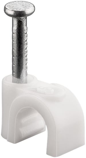 Goobay 17077 Cable Organizer, White, 100 pcs.